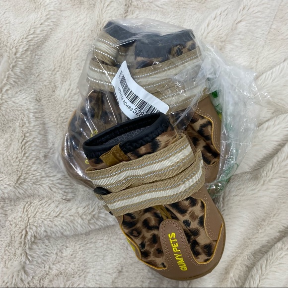 Leopard Print Waterproof Dog Boots Booties - Picture 7 of 8